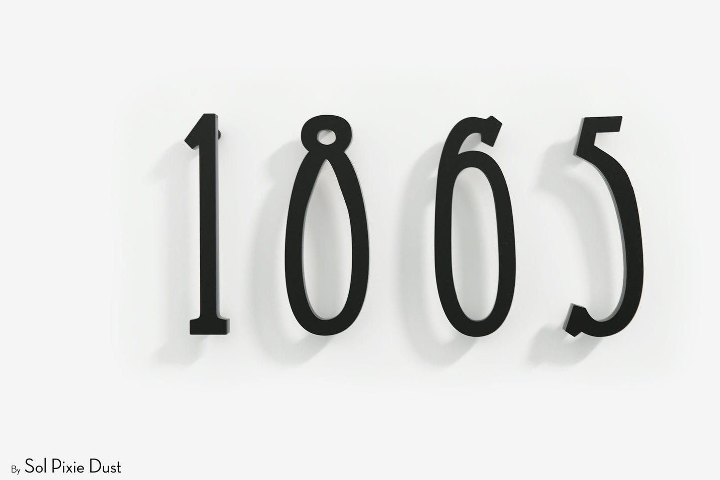 Modern House Numbers – Acrylic & Alucobond (ACP)
