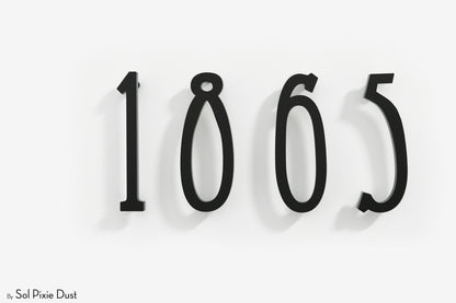 Modern House Numbers – Acrylic & Alucobond (ACP)