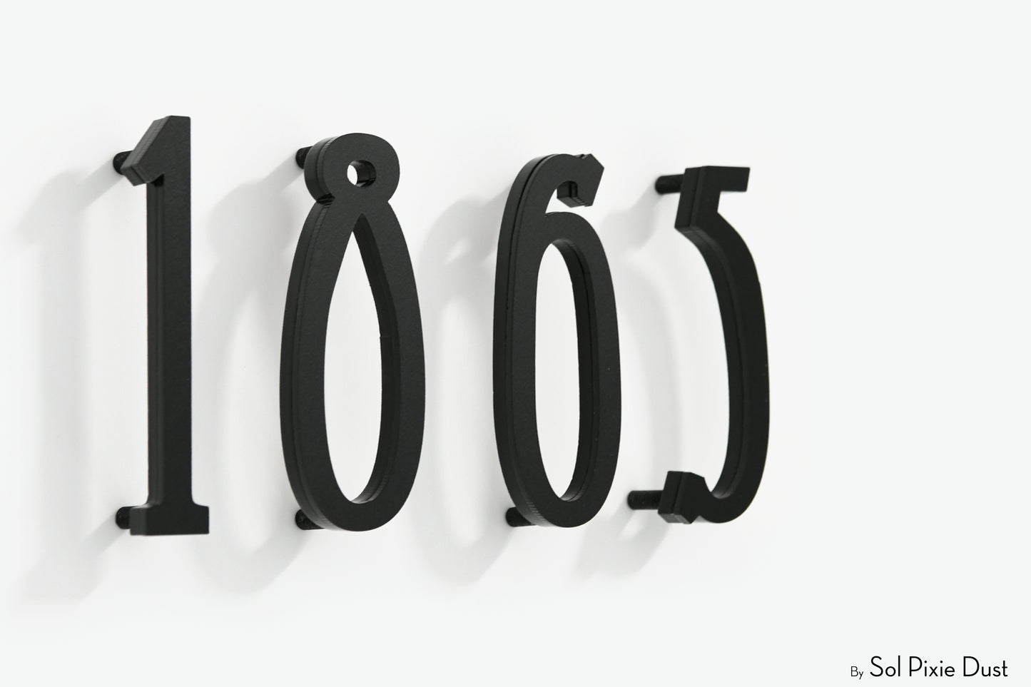 Modern House Numbers – Acrylic & Alucobond (ACP)