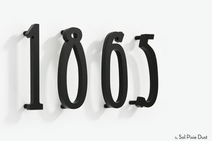 Modern House Numbers – Acrylic & Alucobond (ACP)