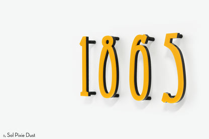 Modern House Numbers – Acrylic & Alucobond (ACP)