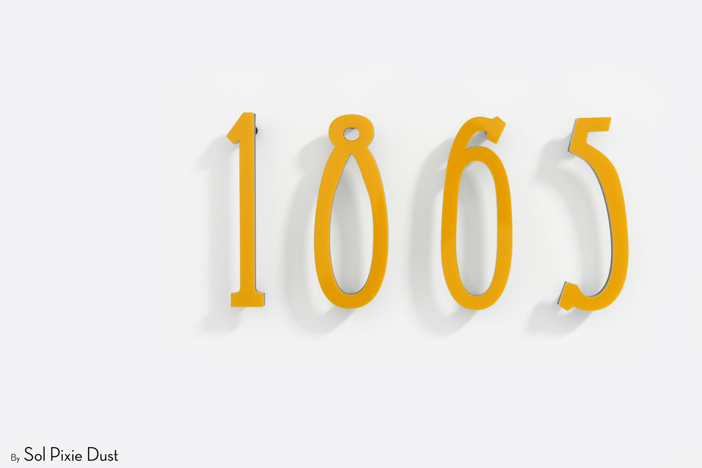 Modern House Numbers – Acrylic & Alucobond (ACP)
