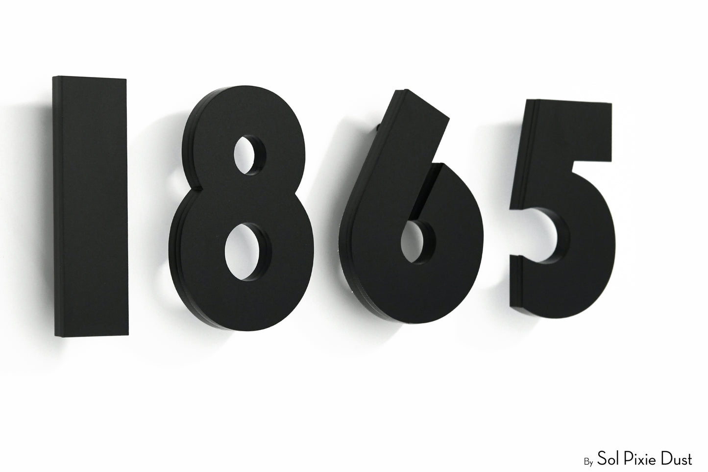 Modern House Numbers – Acrylic & Alucobond (ACP)