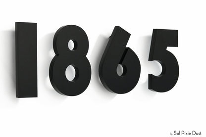 Modern House Numbers – Acrylic & Alucobond (ACP)