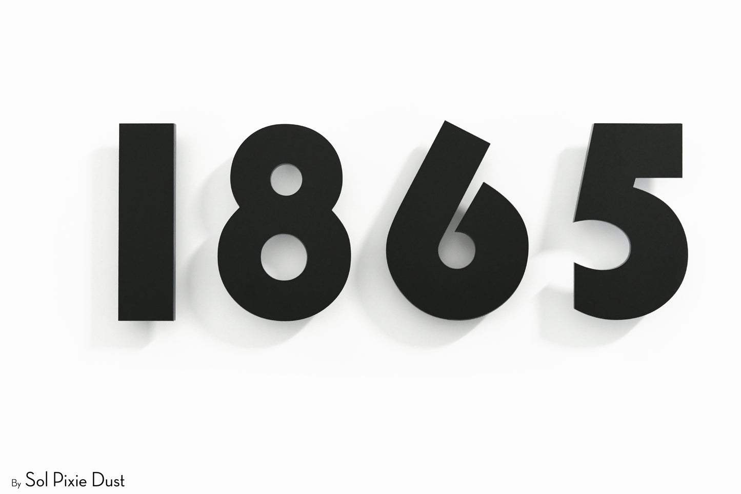 Modern House Numbers – Acrylic & Alucobond (ACP)