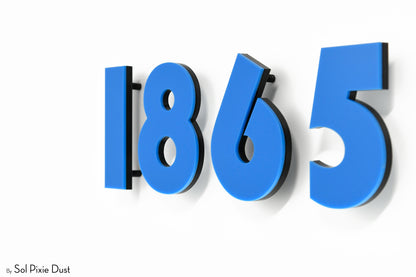 Modern House Numbers – Acrylic & Alucobond (ACP)