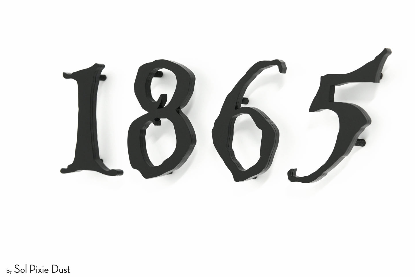 Modern House Numbers – Acrylic & Alucobond (ACP)