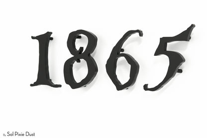 Modern House Numbers – Acrylic & Alucobond (ACP)