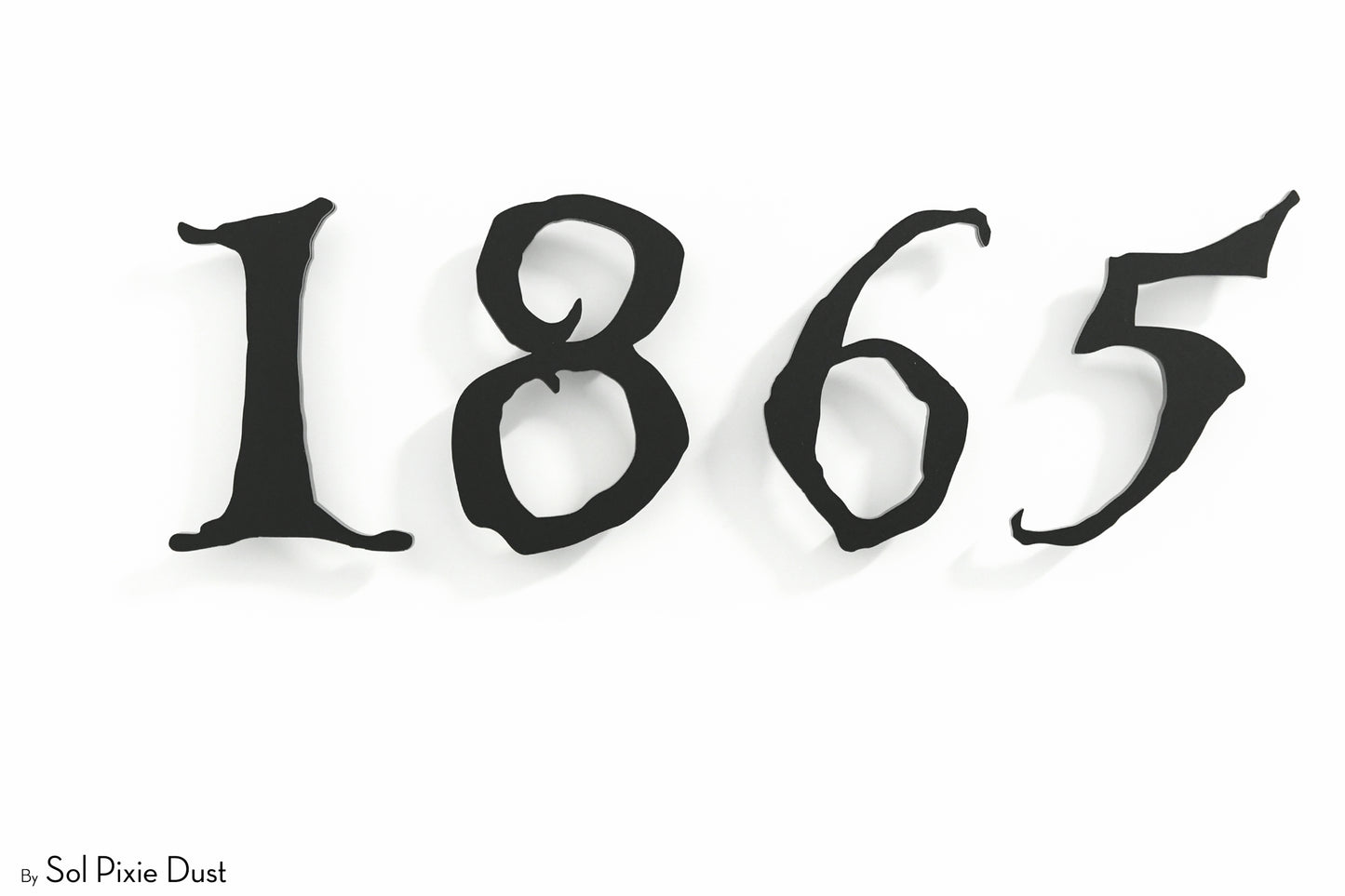 Modern House Numbers – Acrylic & Alucobond (ACP)