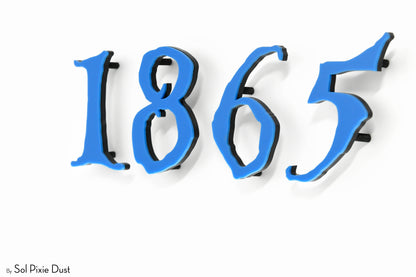 Modern House Numbers – Acrylic & Alucobond (ACP)