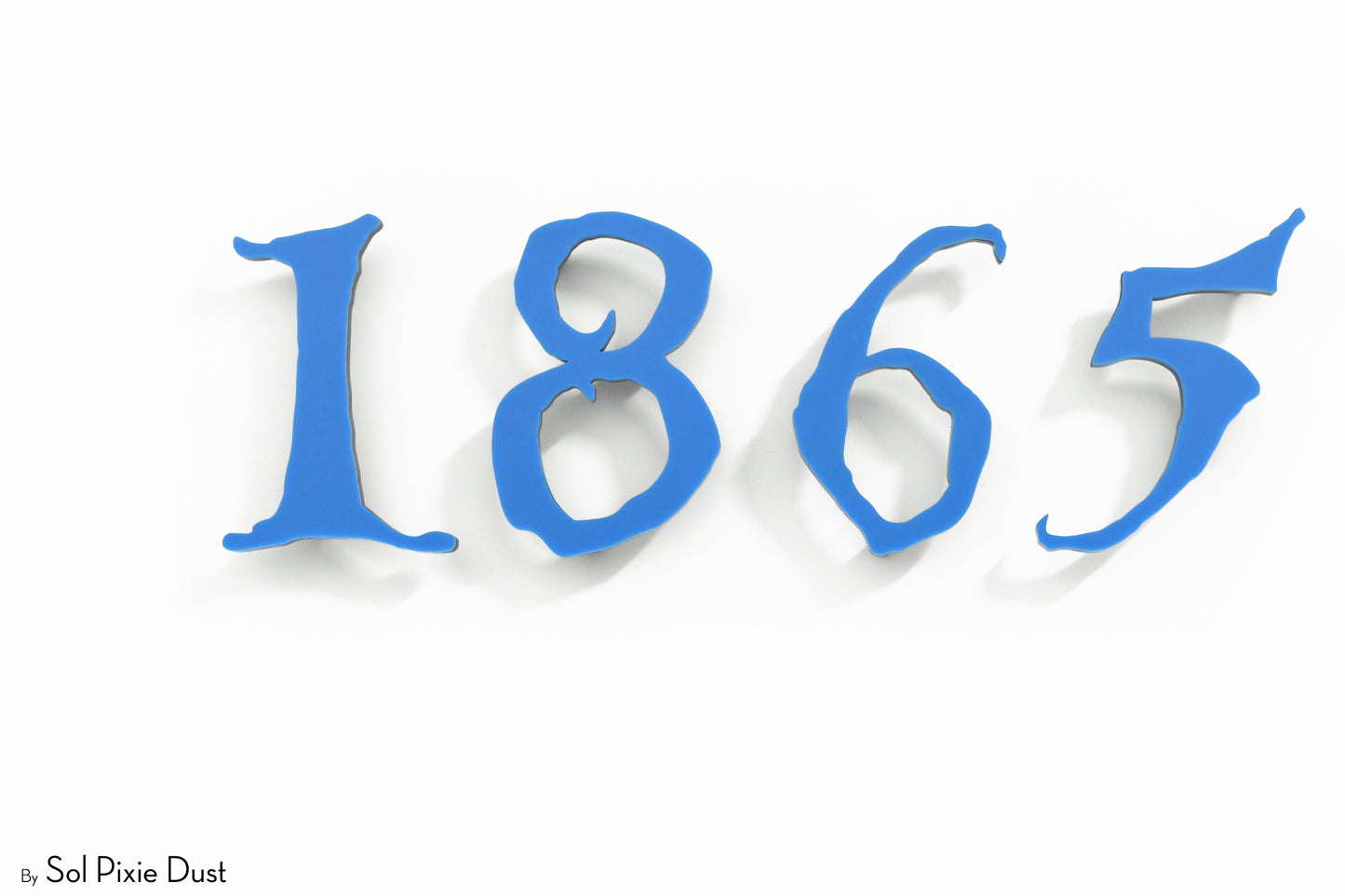 Modern House Numbers – Acrylic & Alucobond (ACP)