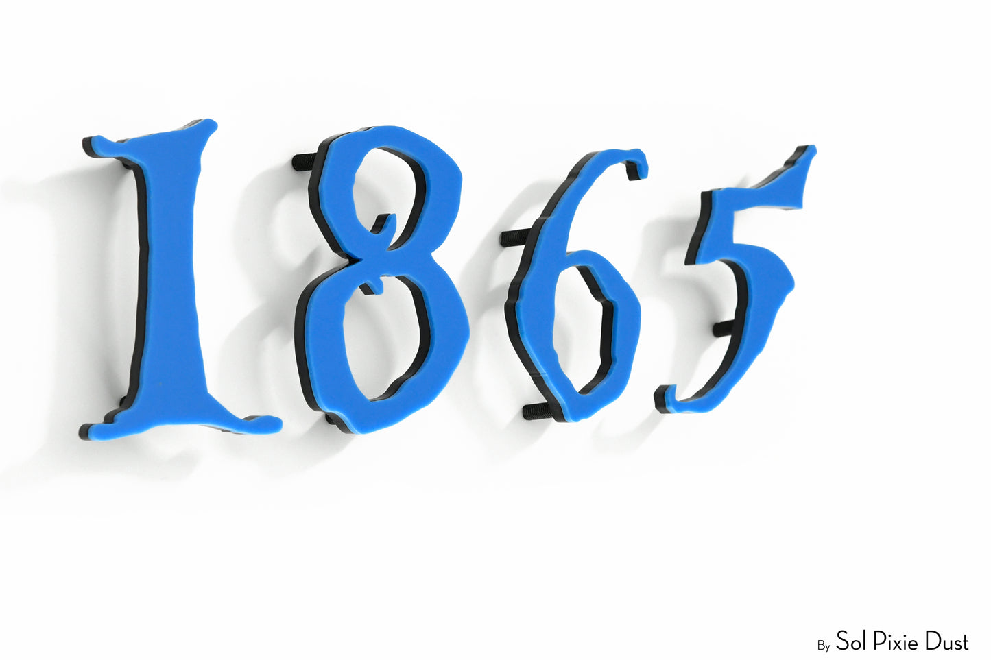 Modern House Numbers – Acrylic & Alucobond (ACP)