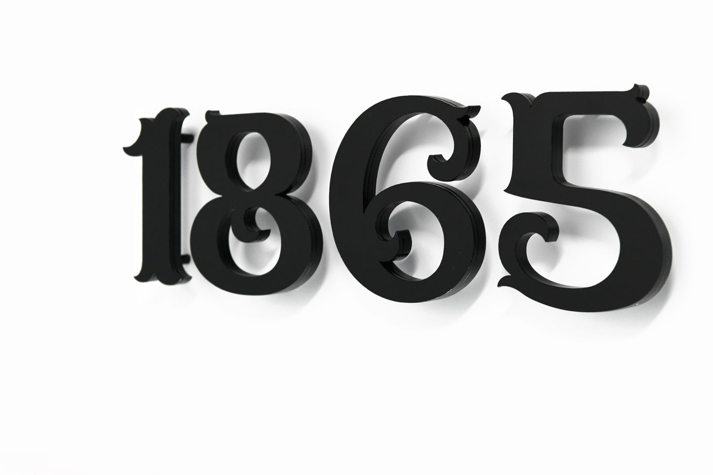 Modern House Numbers – Acrylic & Alucobond (ACP)