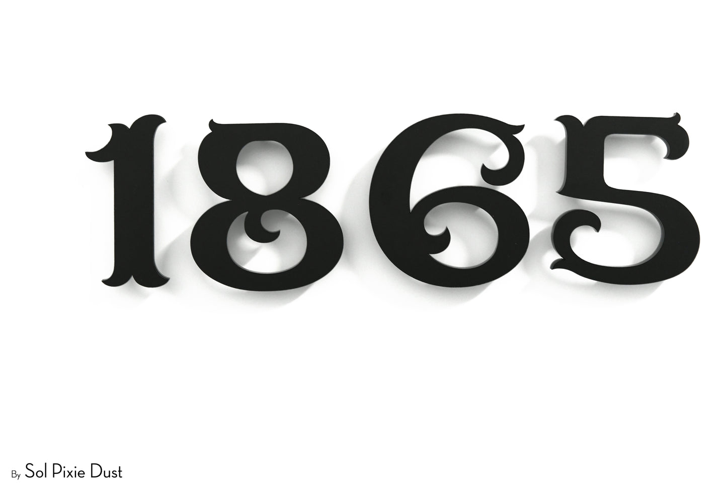 Modern House Numbers – Acrylic & Alucobond (ACP)