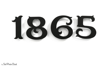 Modern House Numbers – Acrylic & Alucobond (ACP)