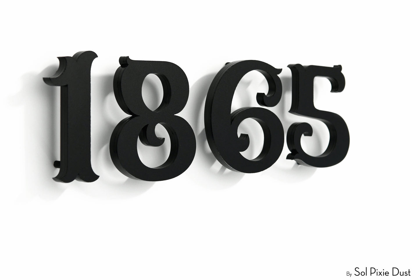 Modern House Numbers – Acrylic & Alucobond (ACP)