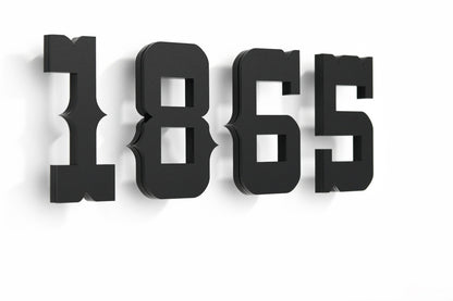 Modern House Numbers – Acrylic & Alucobond (ACP)
