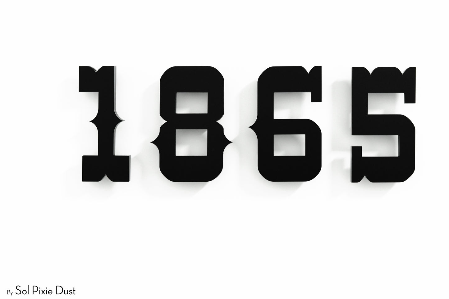 Modern House Numbers – Acrylic & Alucobond (ACP)