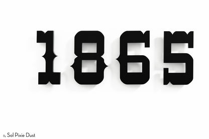 Modern House Numbers – Acrylic & Alucobond (ACP)