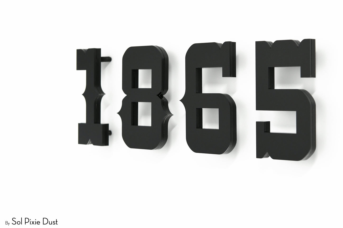 Modern House Numbers – Acrylic & Alucobond (ACP)