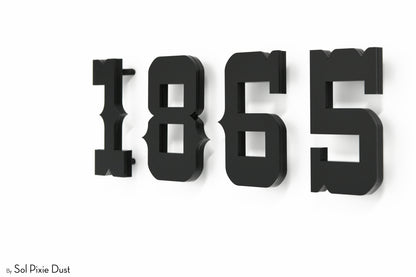Modern House Numbers – Acrylic & Alucobond (ACP)