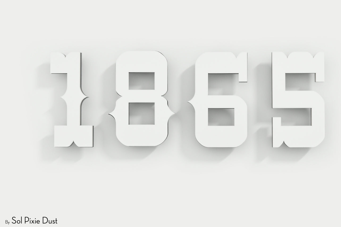 Modern House Numbers – Acrylic & Alucobond (ACP)