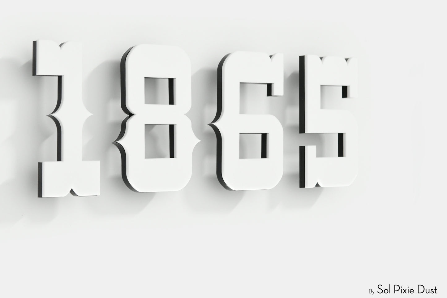 Modern House Numbers – Acrylic & Alucobond (ACP)