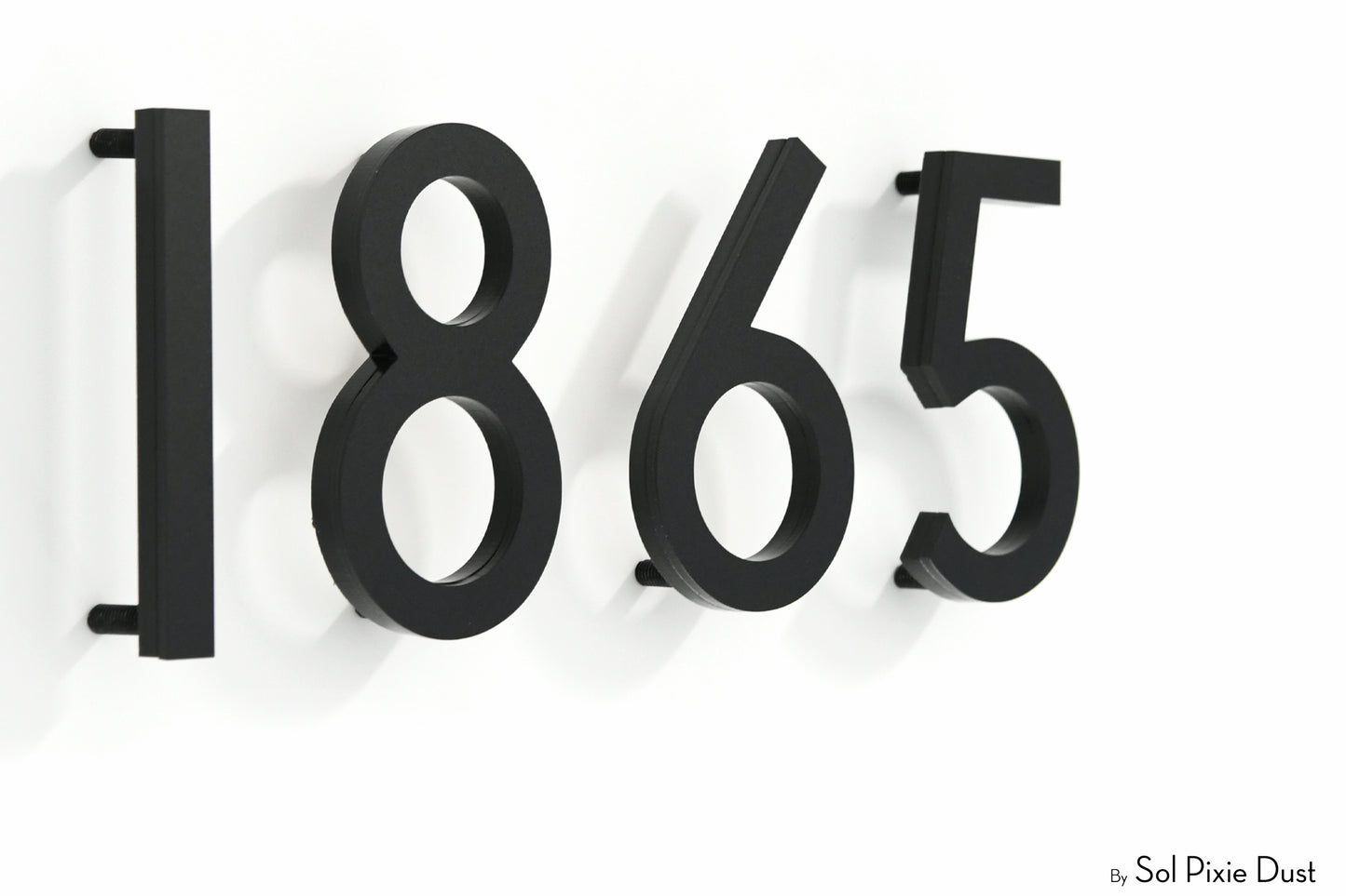 Modern House Numbers – Acrylic & Alucobond (ACP)