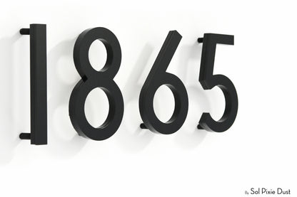 Modern House Numbers – Acrylic & Alucobond (ACP)