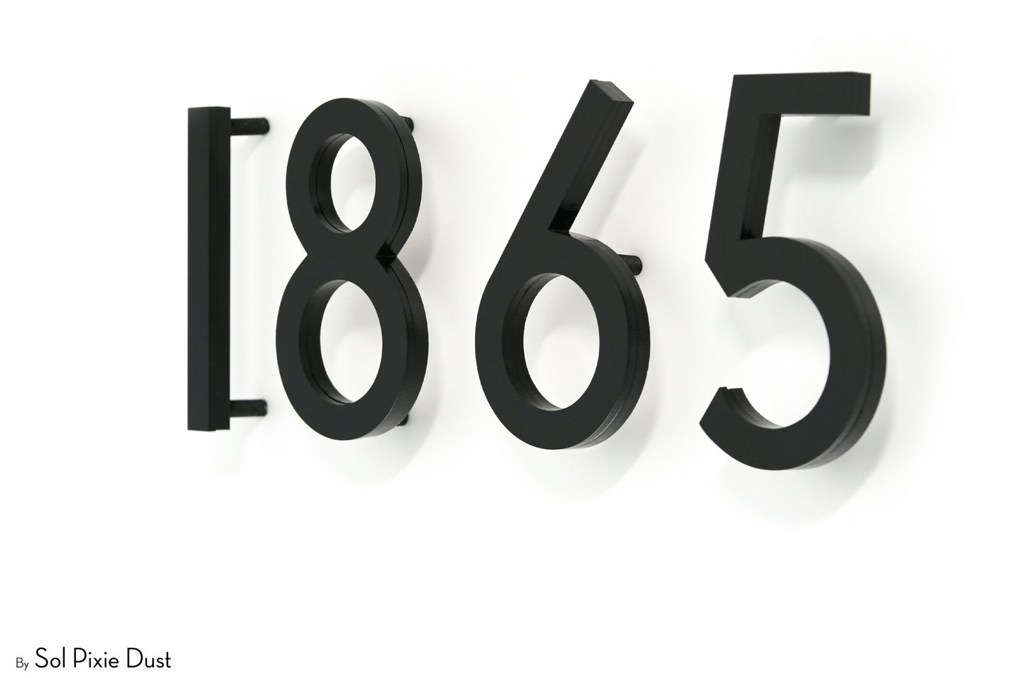 Modern House Numbers – Acrylic & Alucobond (ACP)