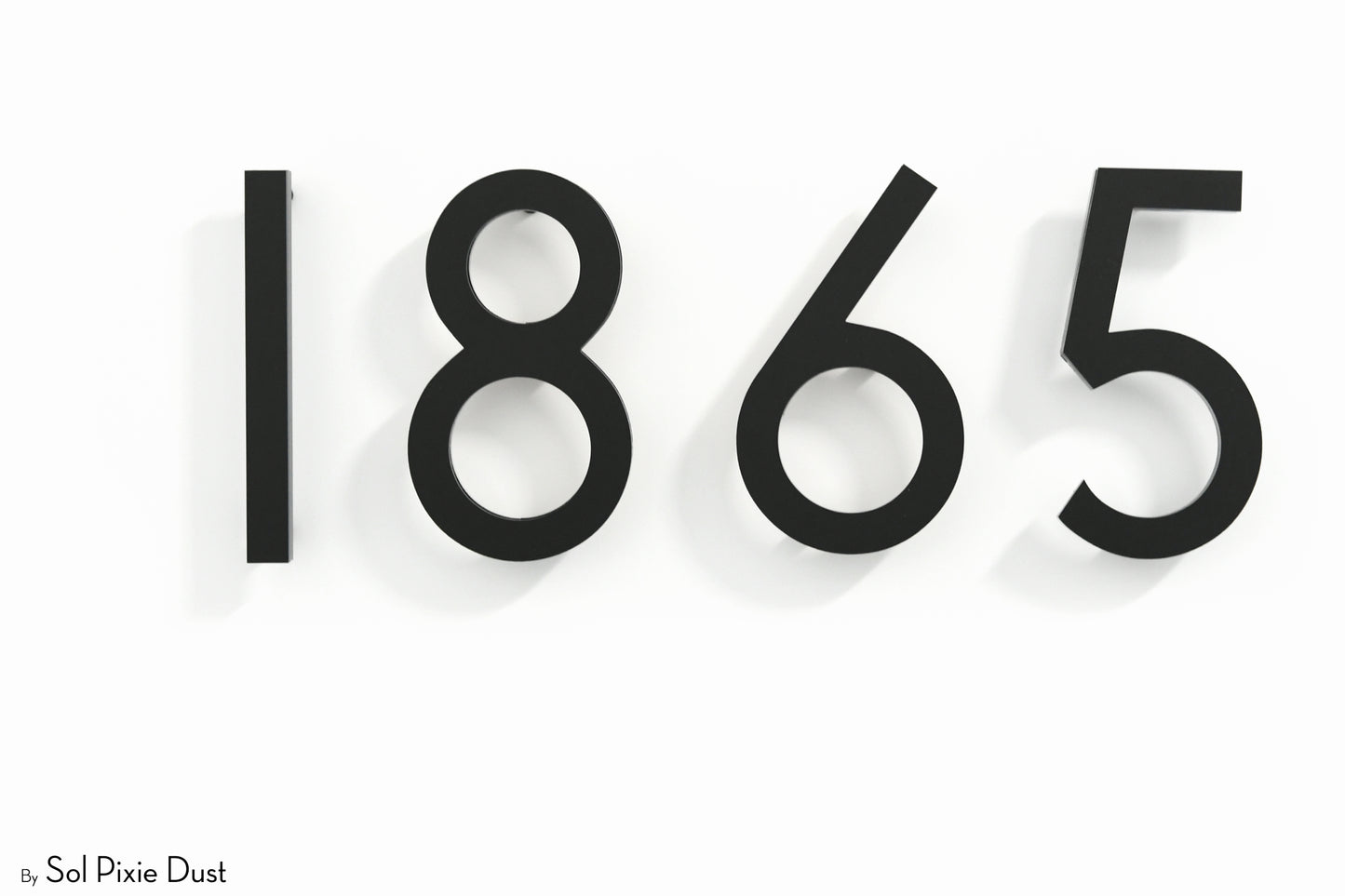 Modern House Numbers – Acrylic & Alucobond (ACP)