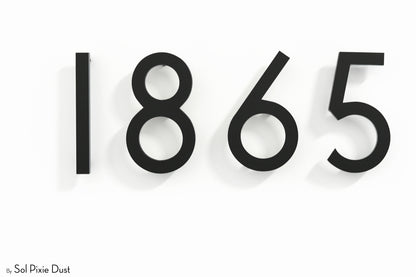 Modern House Numbers – Acrylic & Alucobond (ACP)