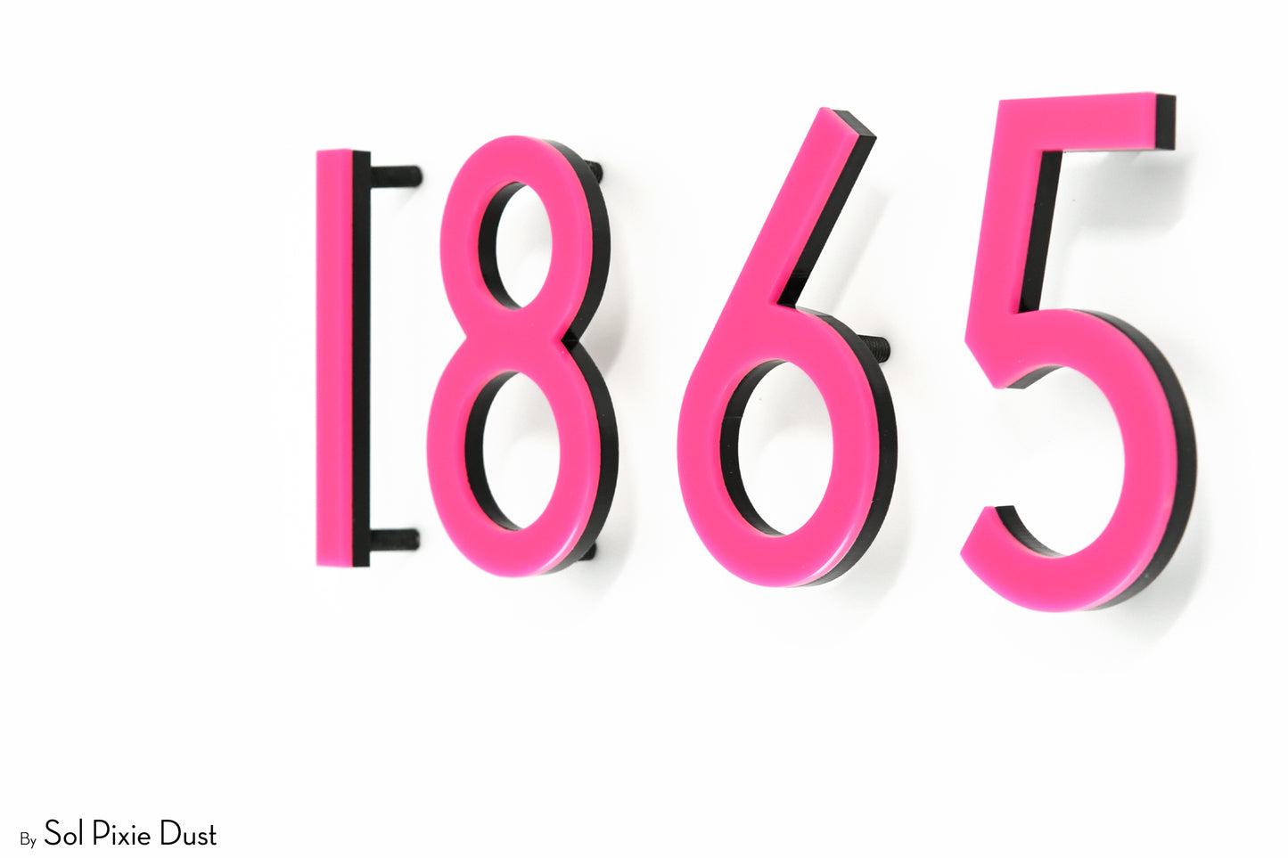 Modern House Numbers – Acrylic & Alucobond (ACP)
