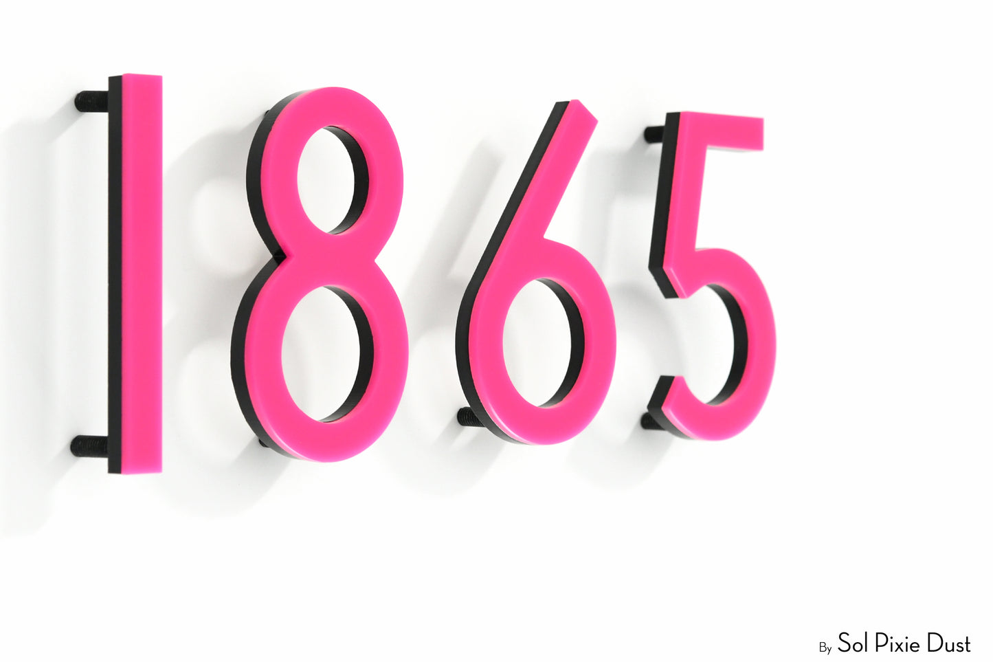 Modern House Numbers – Acrylic & Alucobond (ACP)