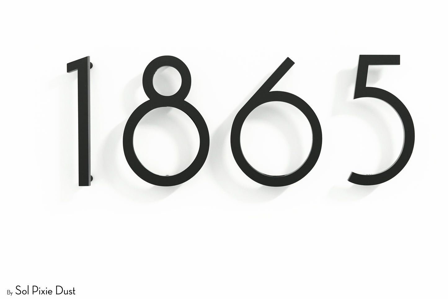 Modern House Numbers – Acrylic & Alucobond (ACP)