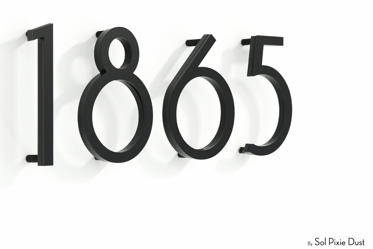 Modern House Numbers – Acrylic & Alucobond (ACP)