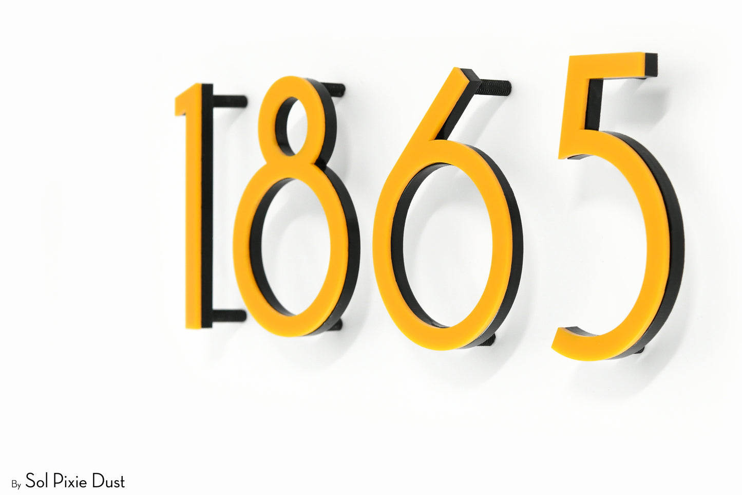 Modern House Numbers – Acrylic & Alucobond (ACP)