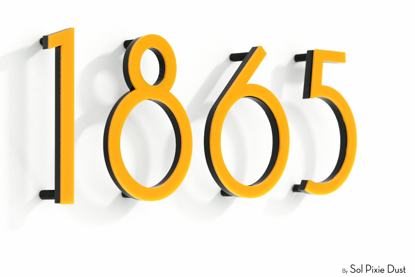 Modern House Numbers – Acrylic & Alucobond (ACP)