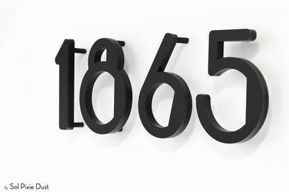 Modern House Numbers – Acrylic & Alucobond (ACP)