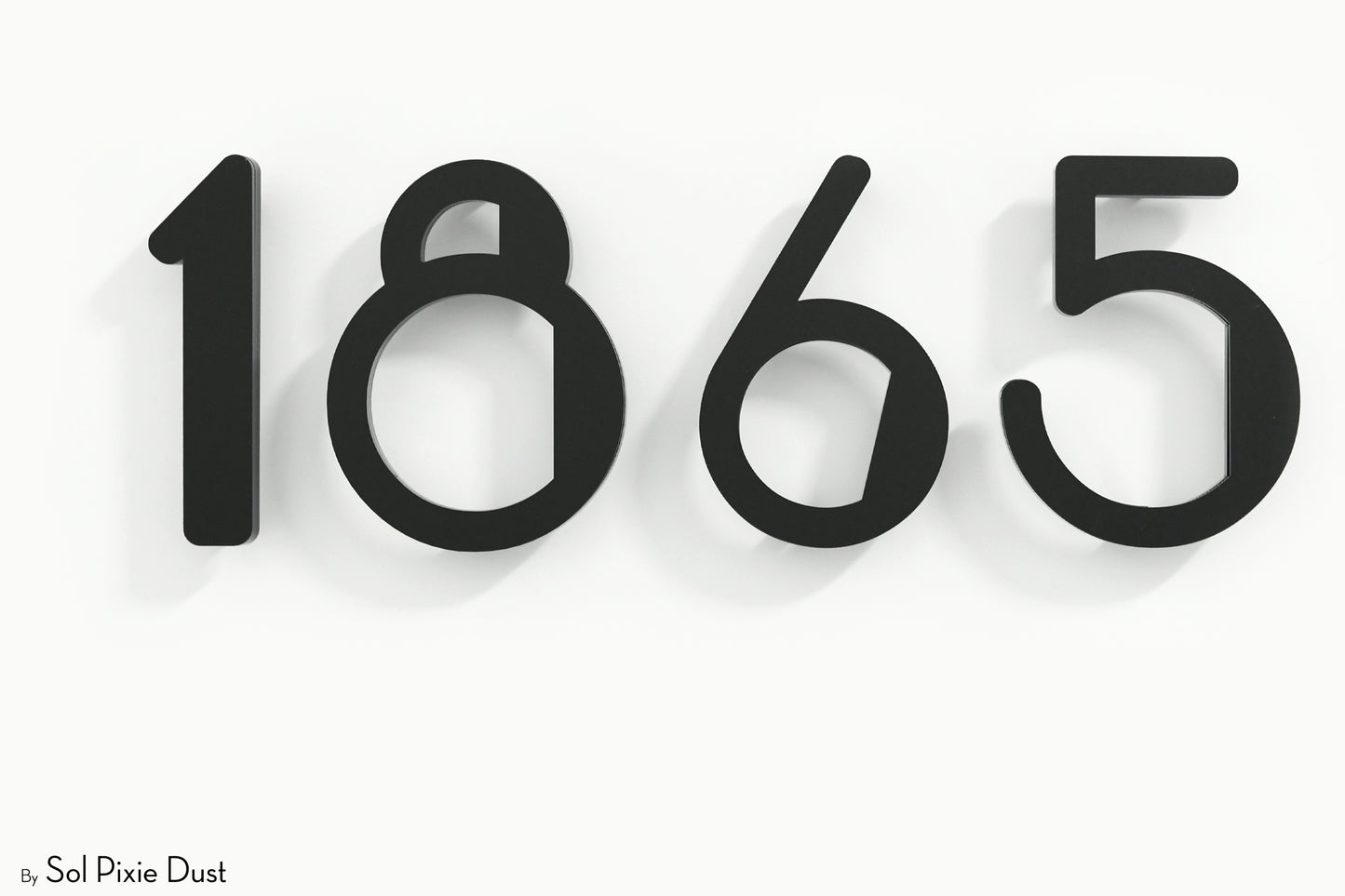 Modern House Numbers – Acrylic & Alucobond (ACP)