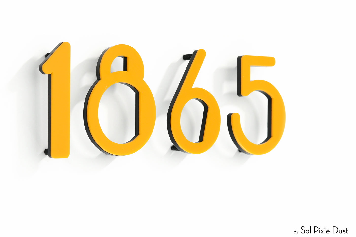 Modern House Numbers – Acrylic & Alucobond (ACP)