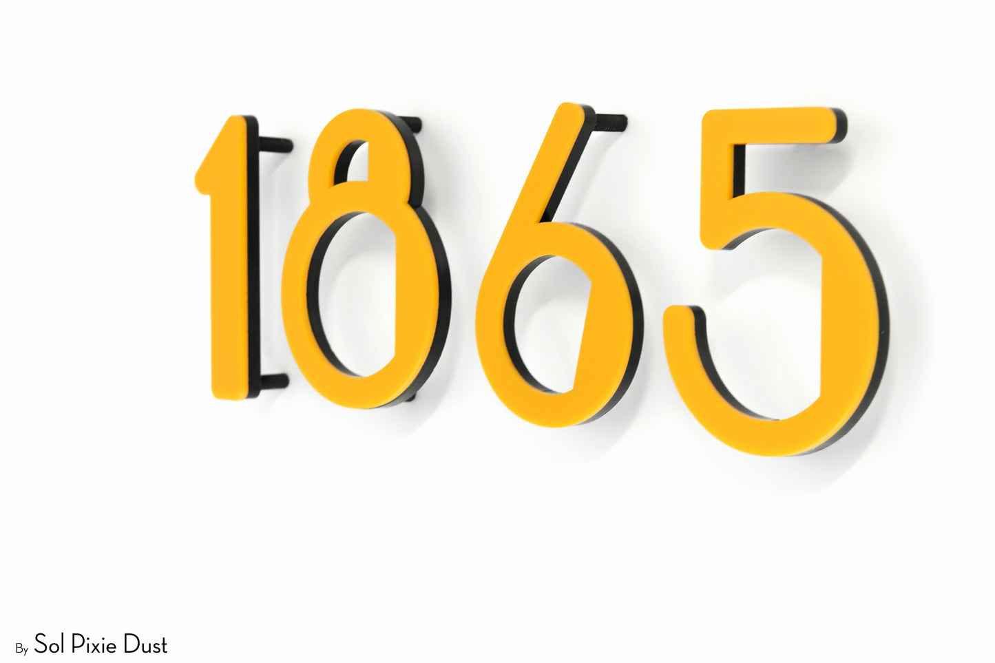 Modern House Numbers – Acrylic & Alucobond (ACP)