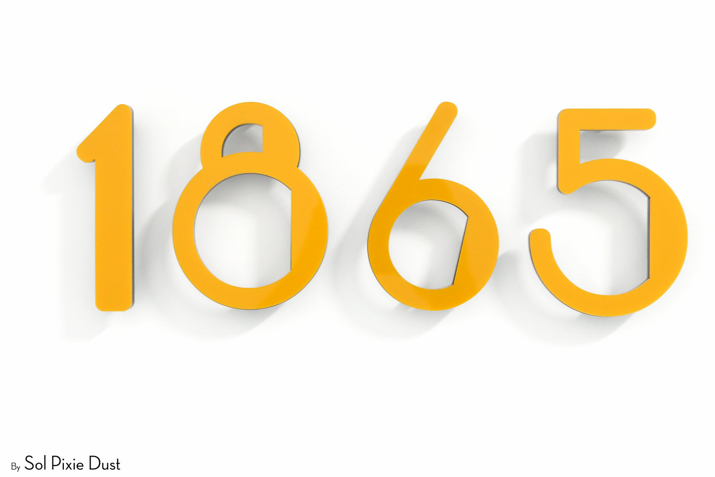 Modern House Numbers – Acrylic & Alucobond (ACP)