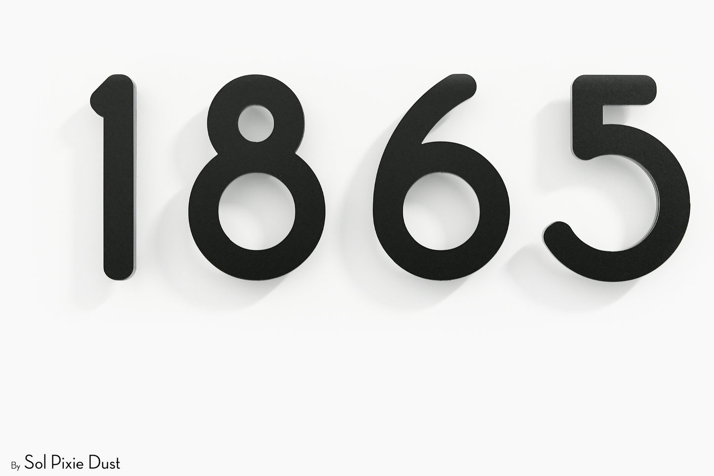 Modern House Numbers – Acrylic & Alucobond (ACP)