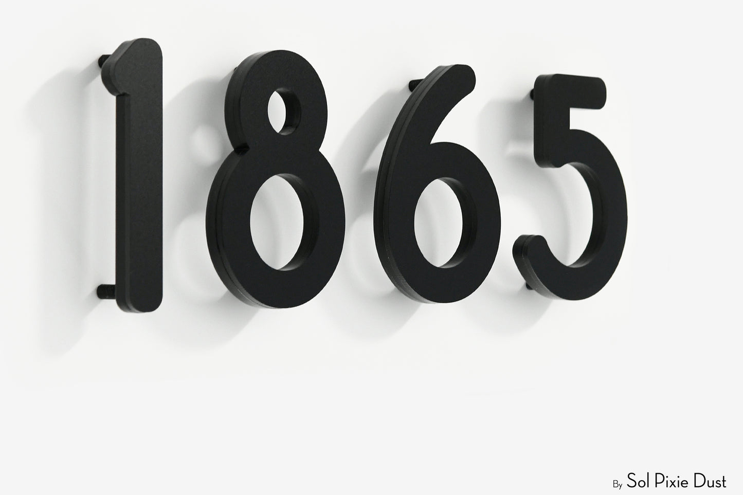 Modern House Numbers – Acrylic & Alucobond (ACP)