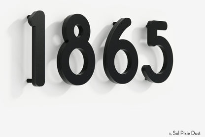 Modern House Numbers – Acrylic & Alucobond (ACP)