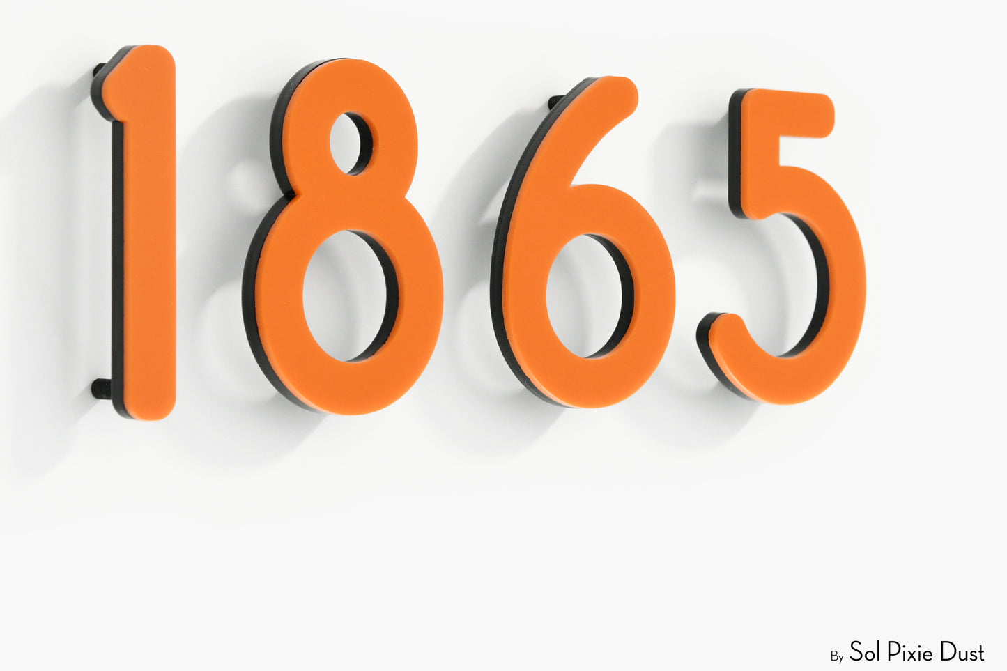 Modern House Numbers – Acrylic & Alucobond (ACP)