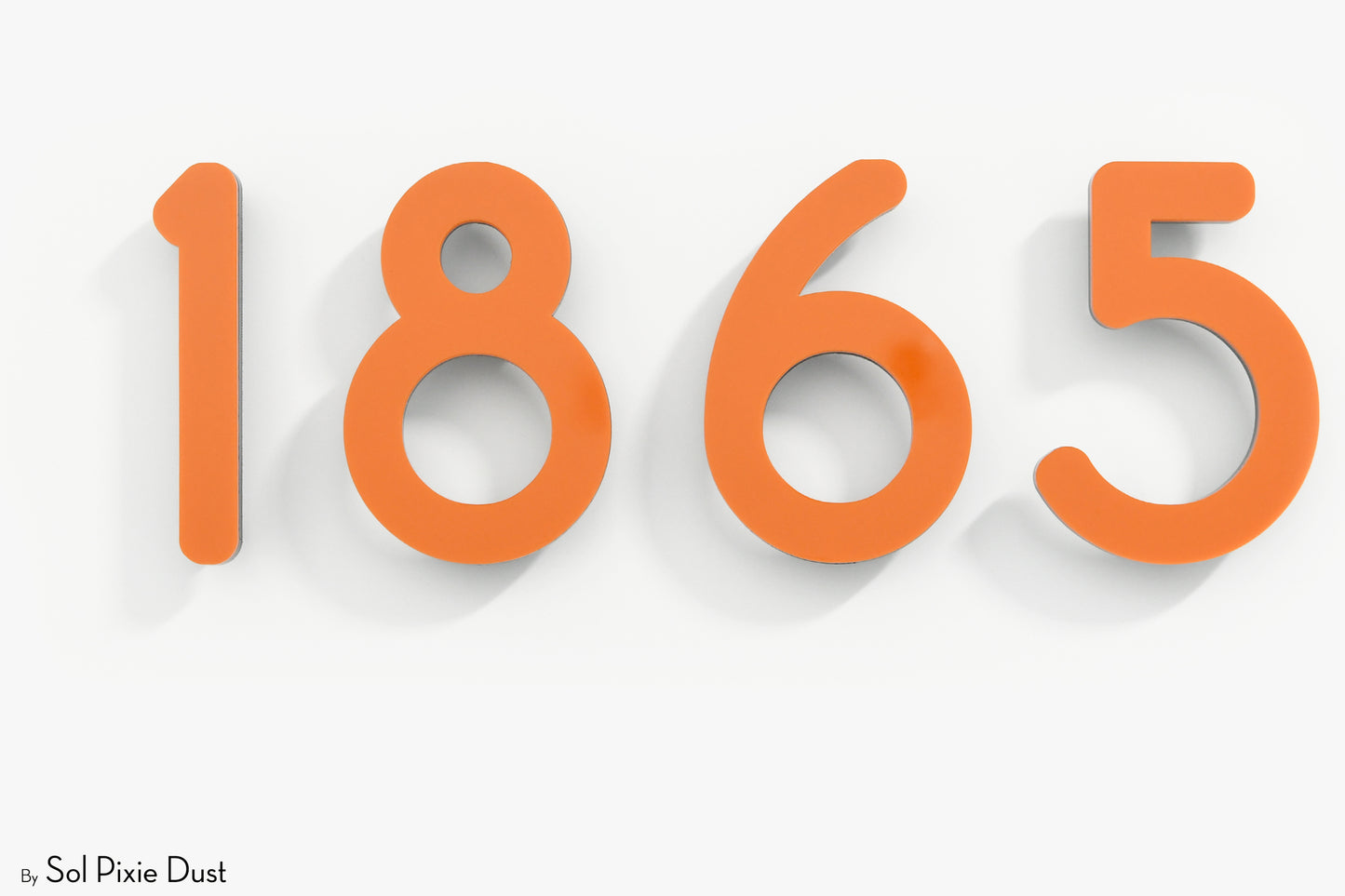 Modern House Numbers – Acrylic & Alucobond (ACP)