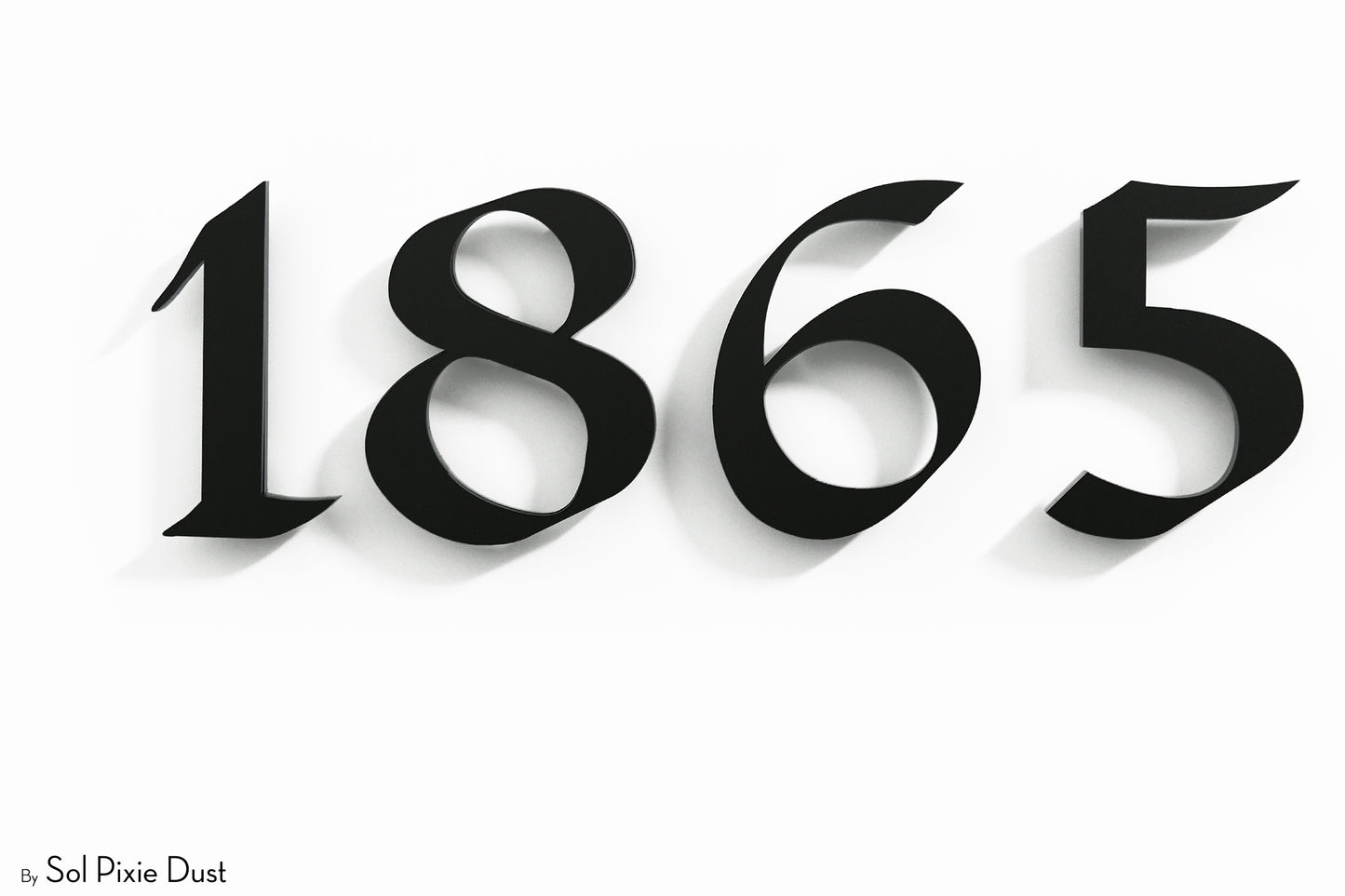 Modern House Numbers – Acrylic & Alucobond (ACP)