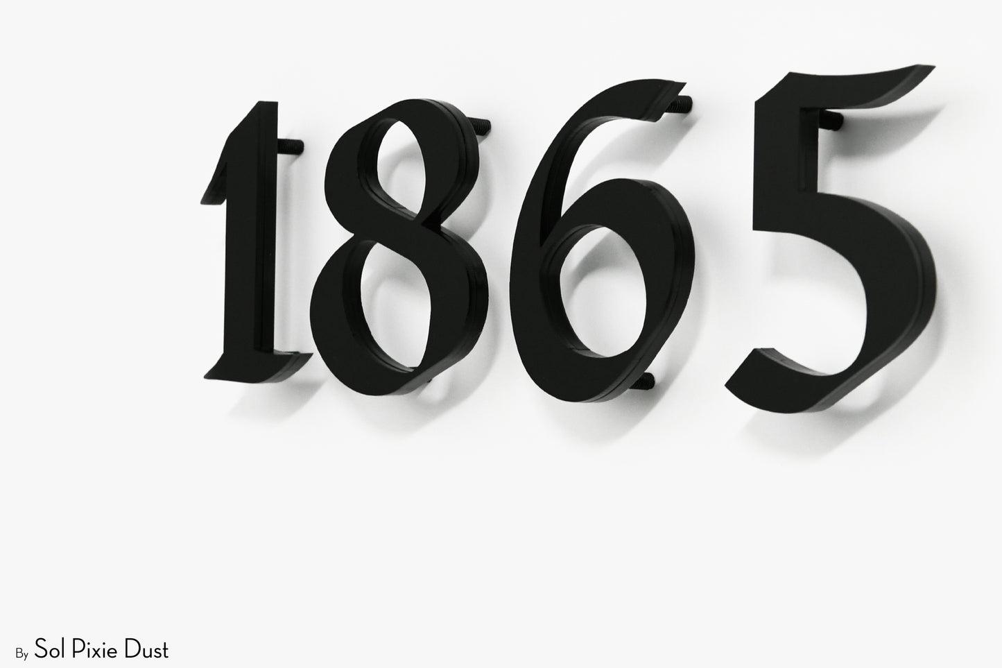 Modern House Numbers – Acrylic & Alucobond (ACP)